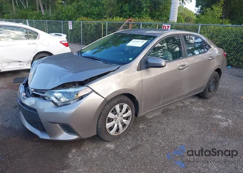 2014 Toyota Corolla Le из США, поврежденный, VIN 2T1BURHE8EC012637